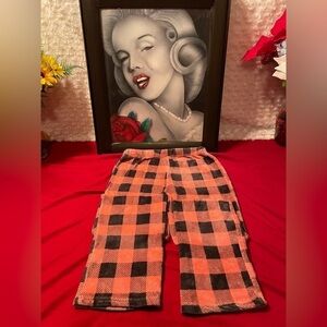 NWOT WOMEN’S JUST BR SIZE MEDIUM PAJAMAS PINK AND BLACK
